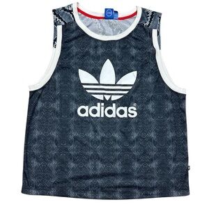 Adidas Women’s L Trefoil Snakeskin Print Tank Top Jersey Sleeveless